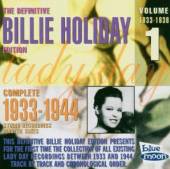 HOLIDAY BILLIE  - CD COMPLETE 1933-1944 VOL.1
