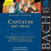 BACH - COLLEGIUM - RILLING  - CD BACH - KANTATEN BWV 195-197
