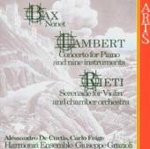 BAX/LAMBERT/RIETI  - CD NONET-CONCERTO FOR PIANO