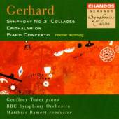 GERHARD R.  - CD SYMPHONY NO.3-CONCERTO FO