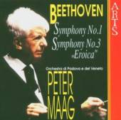 BEETHOVEN L. V.  - CD SYMPHONY NO.1 & 3 'EROICA