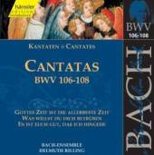 BACH - COLLEGIUM - RILLING  - CD BACH - KANTATEN BWV 106-108