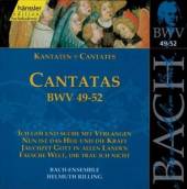 BACH - COLLEGIUM - RILLING  - CD BACH - KANTATEN BWV 49-52