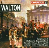WALTON W.  - 2xCD SYMPHONY NO.1/CELLO..
