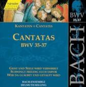 RILLING - AUGER - HAMARI - SCH  - CD BACH - KANTATEN BWV 35-37