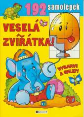  Veselá zvířátka! Vybarvi a nalep! [CZE] - supershop.sk