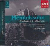 MUTI RICCARDO/ATZMON MOSHE/N  - 2xCD MENDELSSOHN: SYMPHONIES NOS.3,