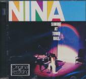 SIMONE NINA  - CD NINA SIMONE AT TOWN HALL