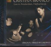 BRANCO CRISTINA  - CD LIVE IN AMSTERDAM,..